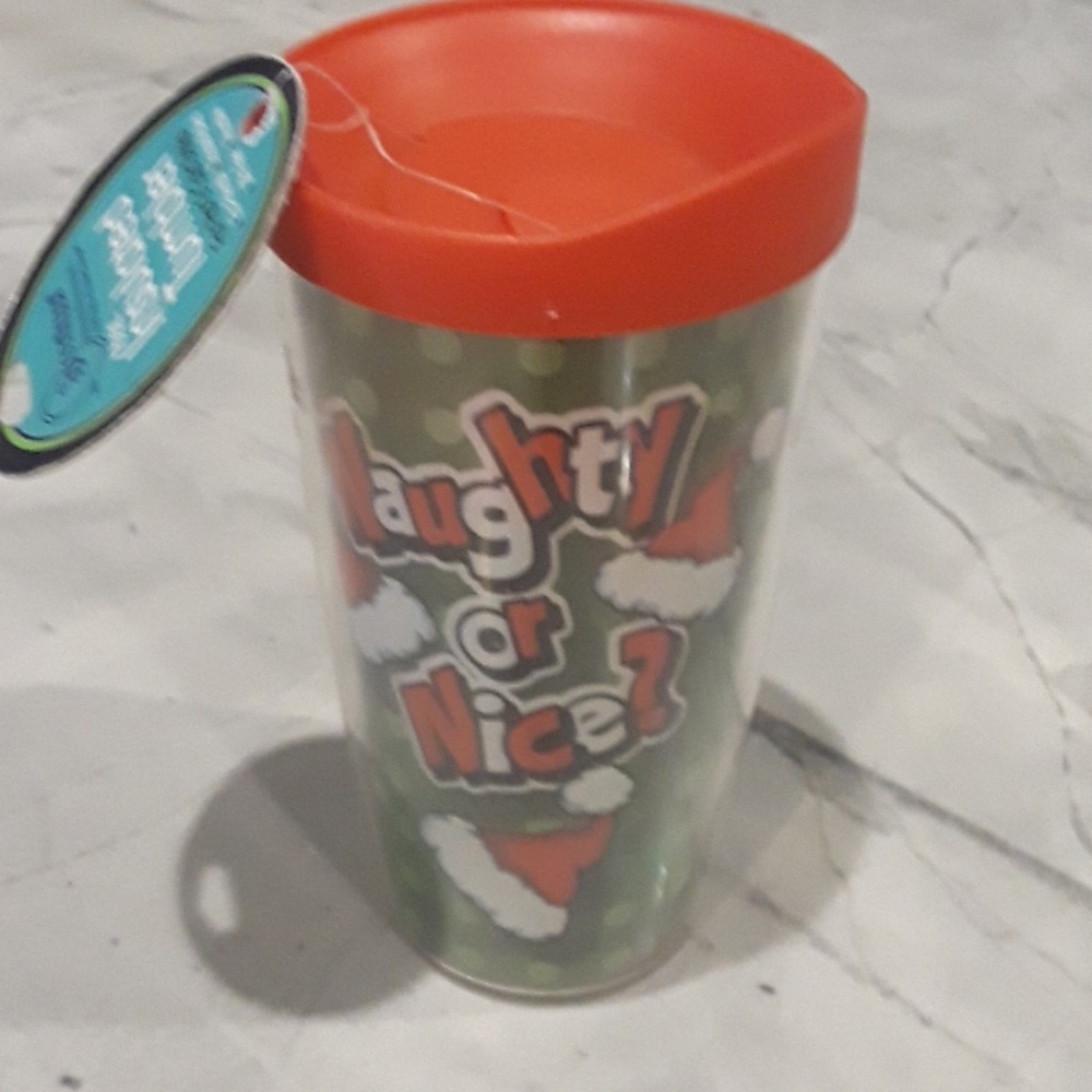 Naughty or Nice 16 oz Insulated Tumbler w/Lid